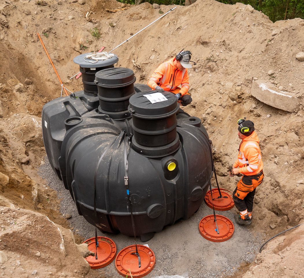Small group home gets its own Clean II -wastewater treatment plant