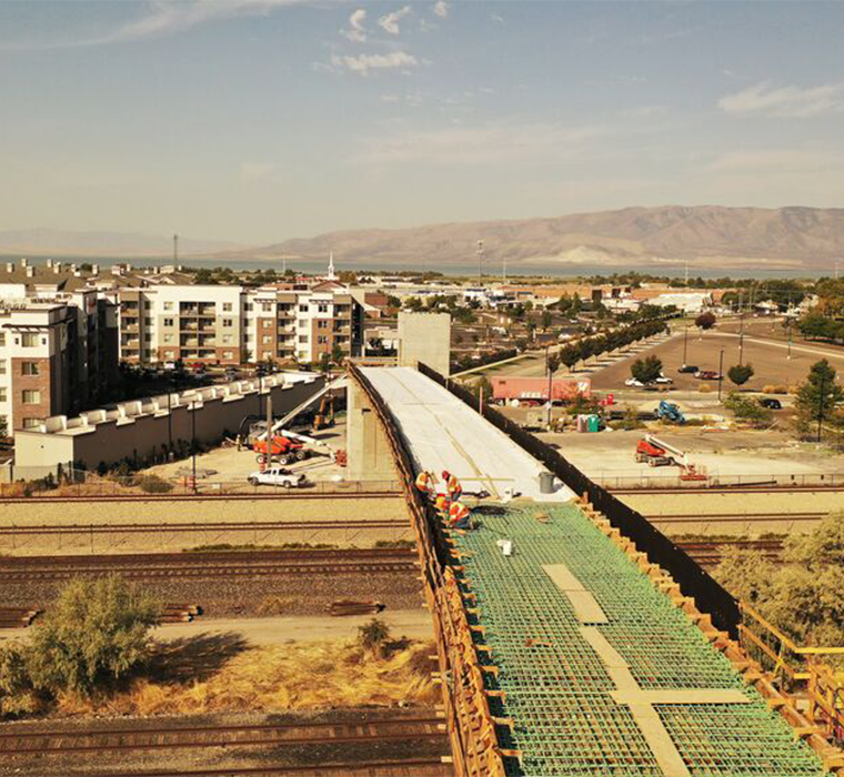 UVU pedestrian bridge