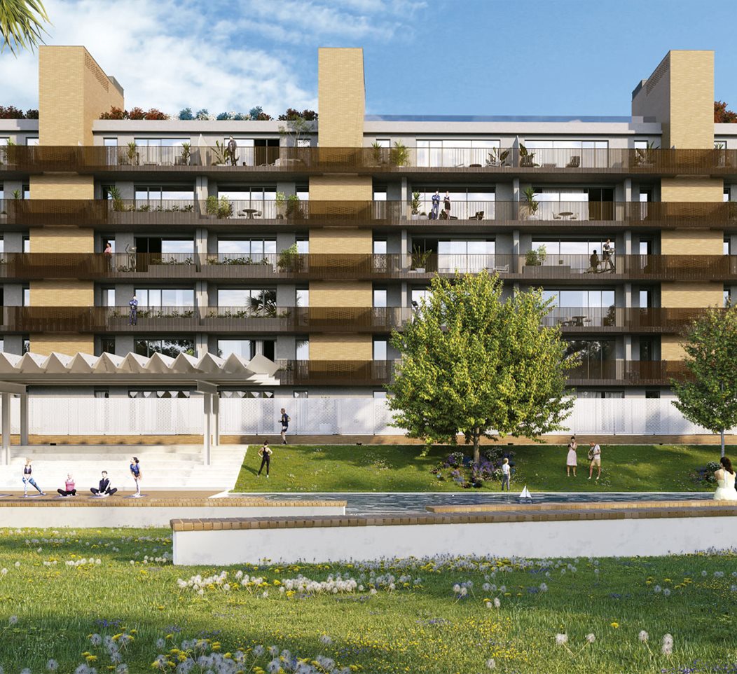 AEDAS Homes Pignatelli obra nueva con certificado BREEAM en el centro de Zaragoza 