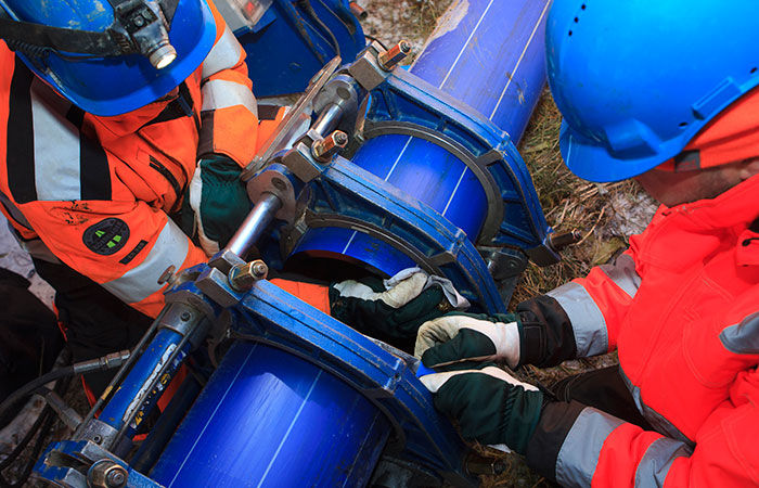 Iisalmen Vesi renovated a trunk line by relining