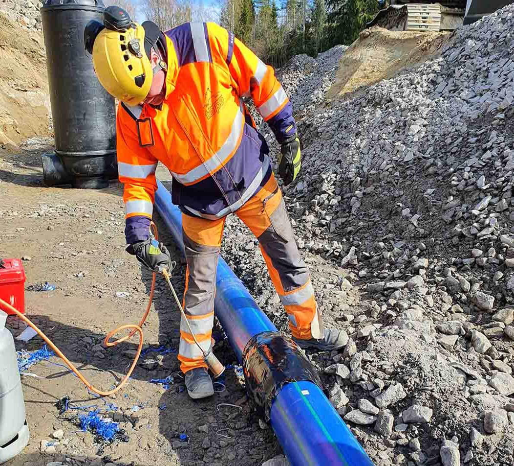 New water pipeline