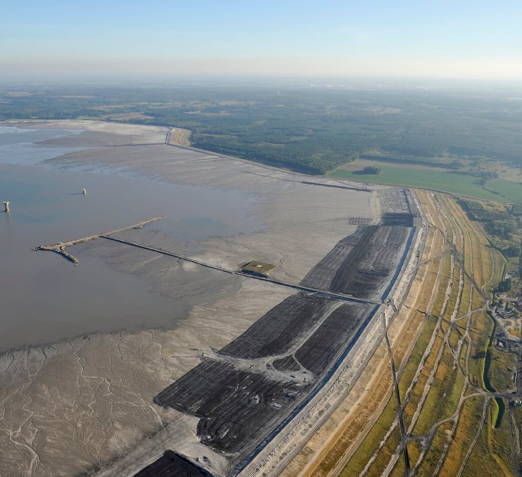 Drainage systems around Żelazny Most tailings pond, KGHM