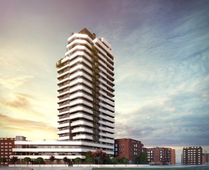 Riverside by Neinor Homes: a unique architectural design with BREEAM certification in Madrid Río