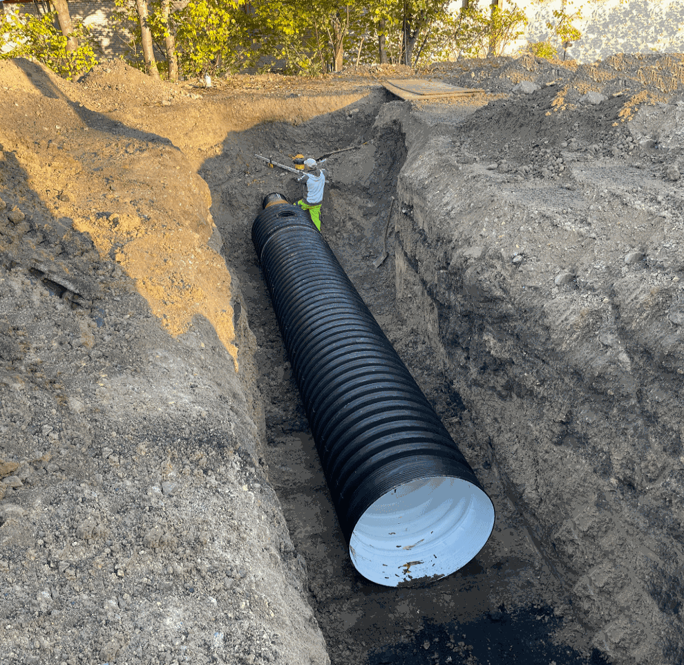 Unique design ensures controlled stormwater drainage