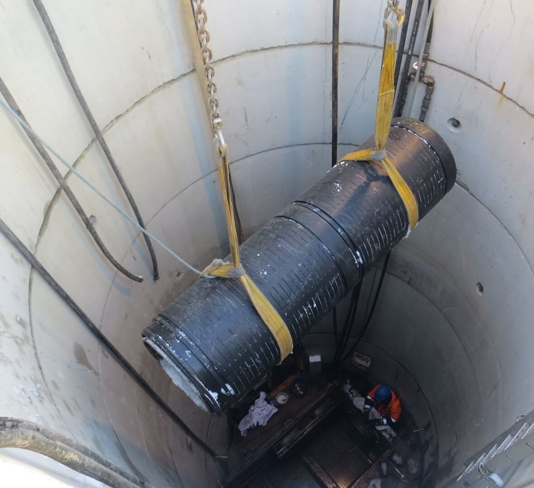 Drainage system for heat and power station