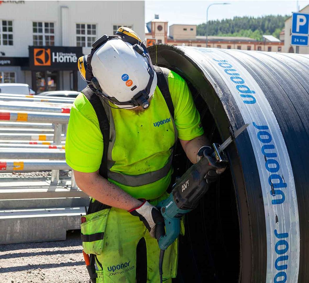 Weholite installed in Valdemarsvik Sweden