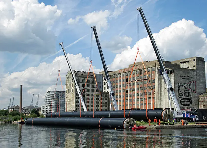 Weholite limits overflows and pollution in London