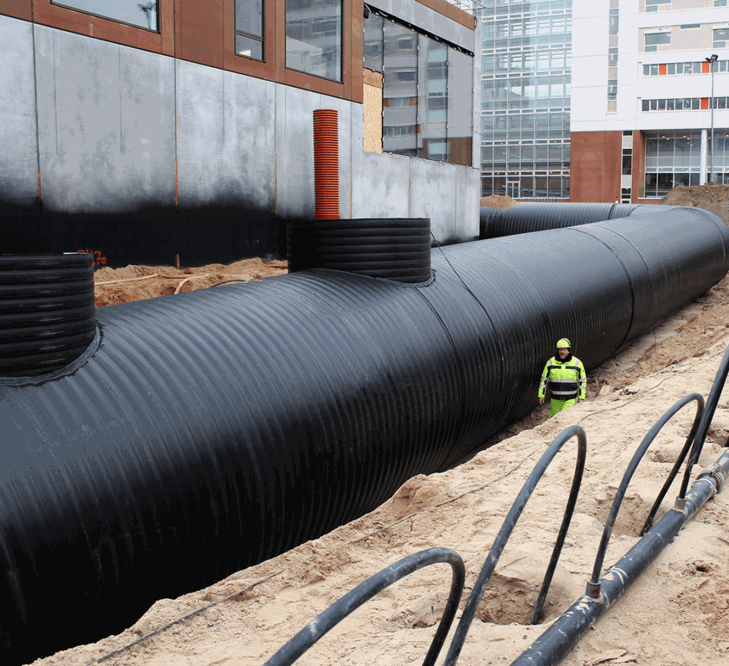 Plastic ensures condensation-free ventilation at new hospital and research facility