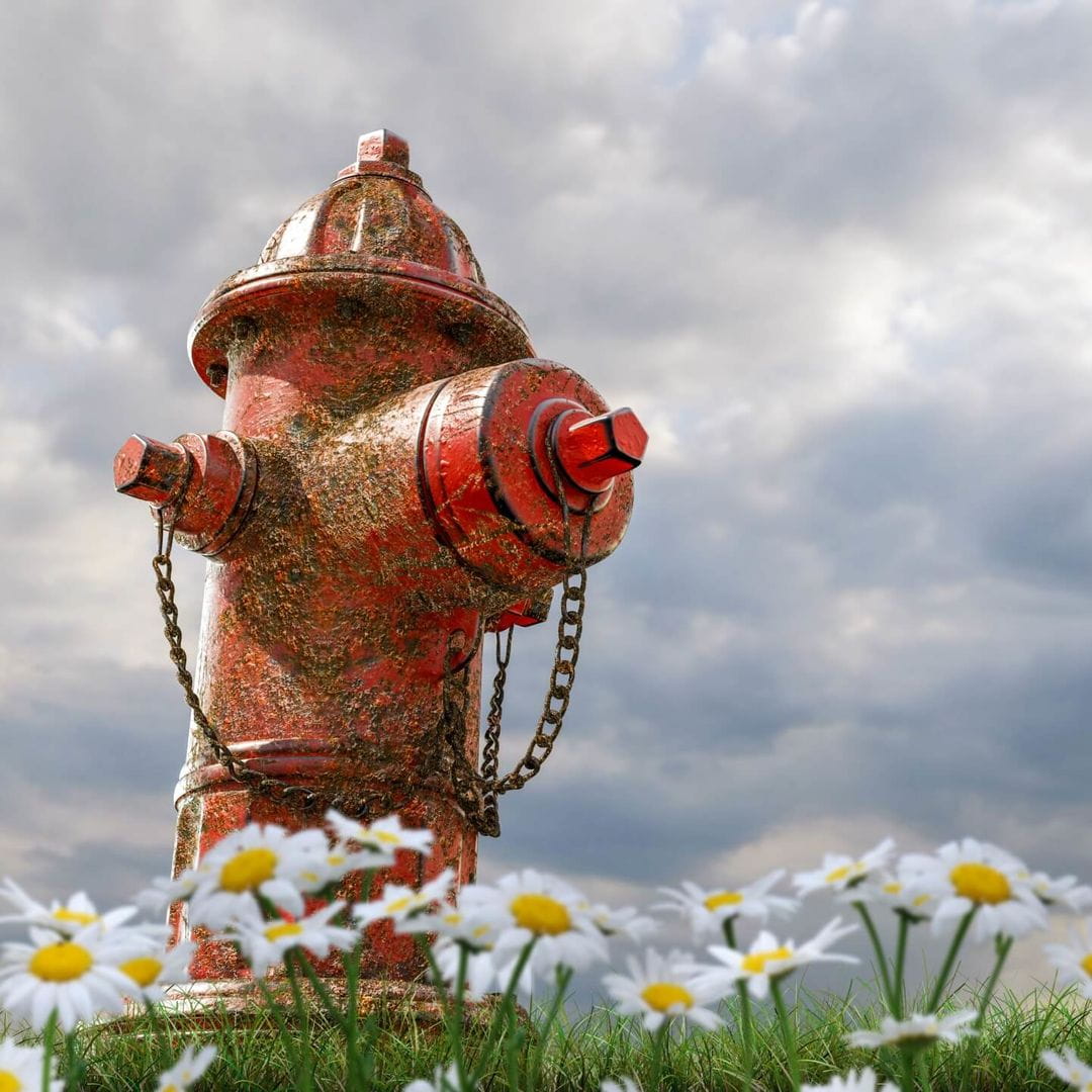Fire water tanks hydrant