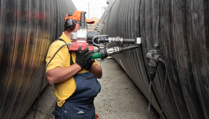 Extrusion welding